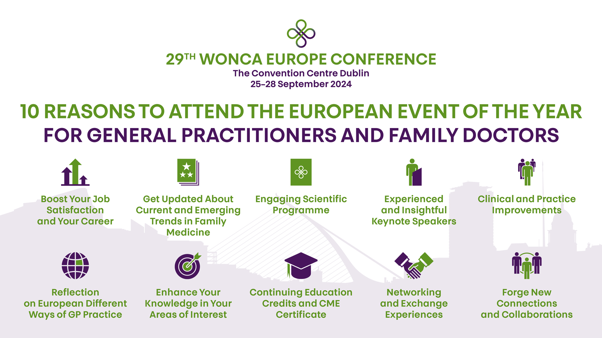 WONCA Europe 2024 Save the Date! MCFD Malta College of Family Doctors